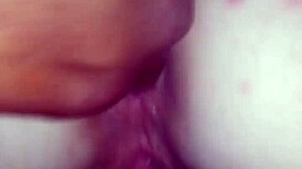 Amateur milf takes anal from friend in her house with big ass spread wide. Wife moans during rough penetration.