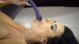 Mature Brunette Shalina Devine MASTURBATES with TOYS before BATH