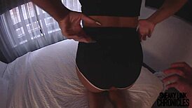 Slim Thick Redbone Nerd Bent Over for POV Doggystyle