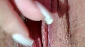 so horny fingering this wet pussy with my finger deep inside 😍