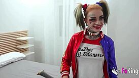 lady medusa is the nasty harley quinn shes lookin for a big cock