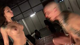 Aris dark fucks in public with huge ass