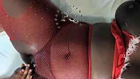 Stepmom And Daughters In Lesbian Threesome With Strapon.