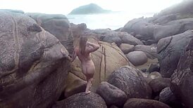 Begging for attention from the gifted young 18+ man on the Floripa beach