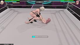 so this wrestling match features hr2 chase tales going up against honoka in an intense showdown