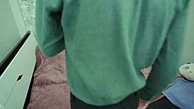 Spicing Bedroom With Naughty Pleasure Toy For Cum Covered Fun