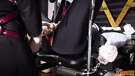 Ugh, I can't believe how Dominafire tied me up and made me squirt so hard with that strapon in our wild Asian lesbian BDSM session.