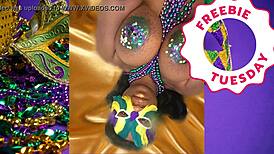 Porn Star Jessica Grabbit At Mardi Gras Event