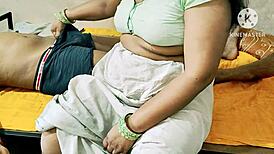 desi mom, i'm fucking you hard in the kitchen with blowjob and anal doggystyle action