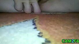 Russian girl masturbates in solo porn video session