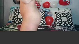 whoa check out this horny webcam babe with big tits and ass going wild!