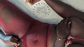 Stepmom And Daughters In Lesbian Threesome With Strapon.