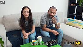 You must earn more or she'll fuck those strangers instead