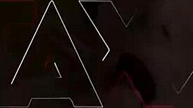 two milfs tease each other with interracial lesbian play by the pool