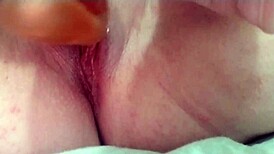 A hot milf explores her toys in a steamy session.