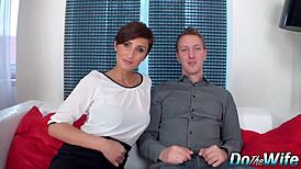 Hotwife Gabrielle Gucci Quenches Her Thirst For Bbc Cum In Front Of Cuck