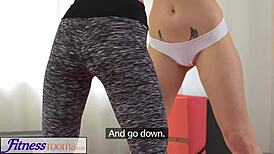 Hot Babes Workout In Gym Fitness