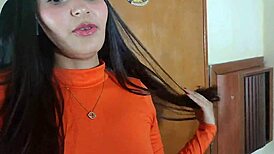 stepsister gets facial from stepbrother