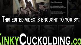 mistress jerks off that big black cock while wearing a chastity belt