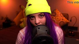 Moona's gentle ear licking asmr session