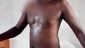 Mature Black Male Pounds Step Sister Raw Doggystyle After Oily Ass Massage