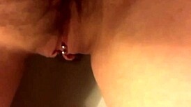 My Pretty Pierced Pussy Peeing!