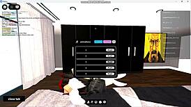 follando a puta gringa en condominio de roblox con condon y monster cock