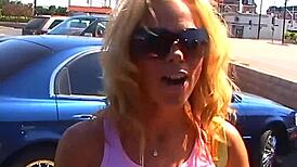 Blonde Mom Kayla Synz Teased