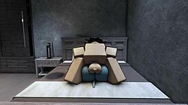 having rough roblox sex with hot demon in doggystyle