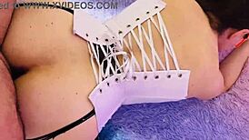 Roughly Fucking Curvy Latina Stepsister With Big Ass In Sheer Outfit