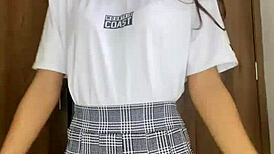 Worship this SMALL PETITE school girl's NUDE body!