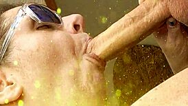 sensual sexy deep throat on 8 uncut cock