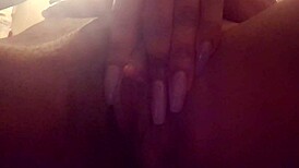 Ebony Girl Fingers Pretty Pussy