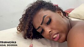 novinha morena carioca's first porn, she gave to the ogre and let him in her ass
