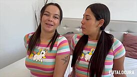 Two Colombian Beauties Swallow Torbe's Cum!