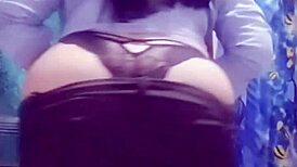 Mexican Secretary Reveals Her Fat Ass and Tits in Laundry Room Passion