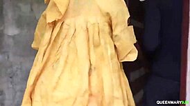 I Fucked Her Wet Pussy by the Garden