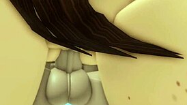 Bunny Girl Encounters Phoenix In An Intriguing Adventure.