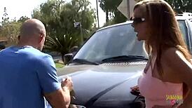 demi delia rides dick and swallows cum