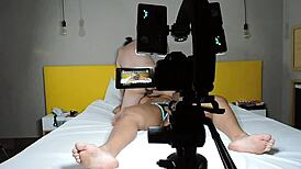 behind the scenes with brunette sophie stephan and her big ass