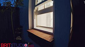 you watch your neighbour strip naked in the bathroom shower