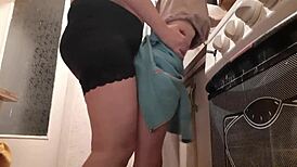 Brunette Stepdaughter's Hard Fucking In Miniskirt Leads To Orgasm