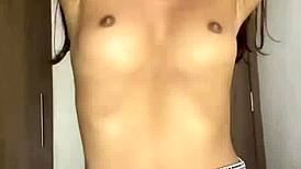 Worship this SMALL PETITE school girl's NUDE body!