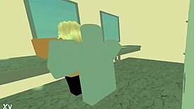 Hey, watch this school nerd sucking cock and getting her pussy pounded in Roblox! 😏