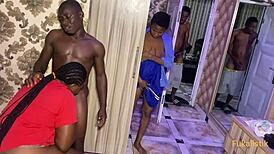 Celebrating New Year With Stepmom And Stepsister In Homemade Video