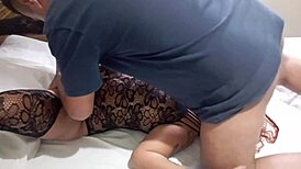 Young guy with big cock came to meet me and couldn't hold back, cumming before in my mouth