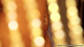 exotic brunette rips clothes in sensual striptease