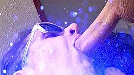 sensual sexy deep throat on 8 uncut cock