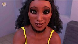 keyana struggles to hold back her orgasm in this erotic game.