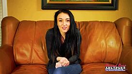 I feel so thrilled as skinny blonde Olyssia takes deep pounding in her wet pussy and tight asshole